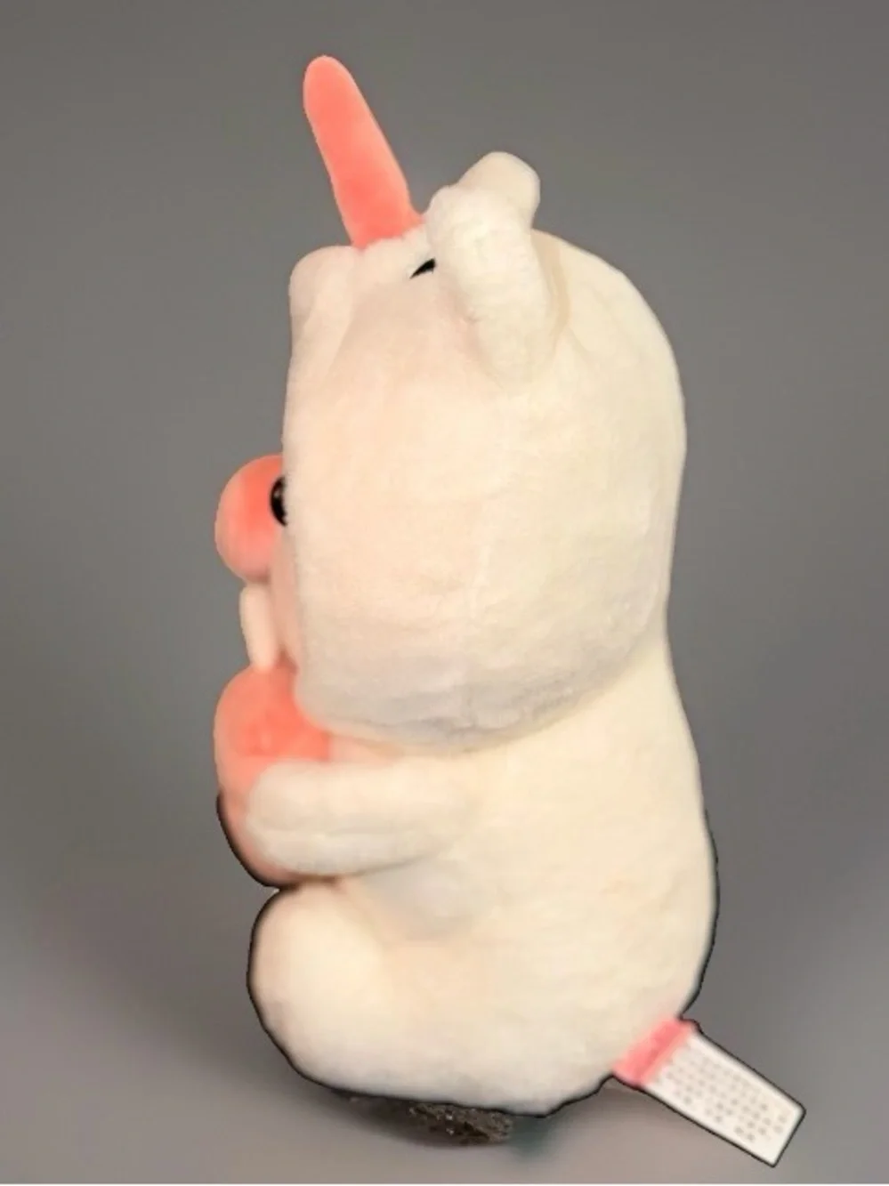 Pig Plush In Unicorn Costume Drinks bubble milk tea Valentine’s Day QQMGC EUC